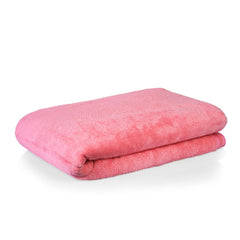 Sellsworld Microfiber Bath Towels | Extra Soft Plush & Quick Dry High Absorbency With Large Size Towels For Bathing (Pink)