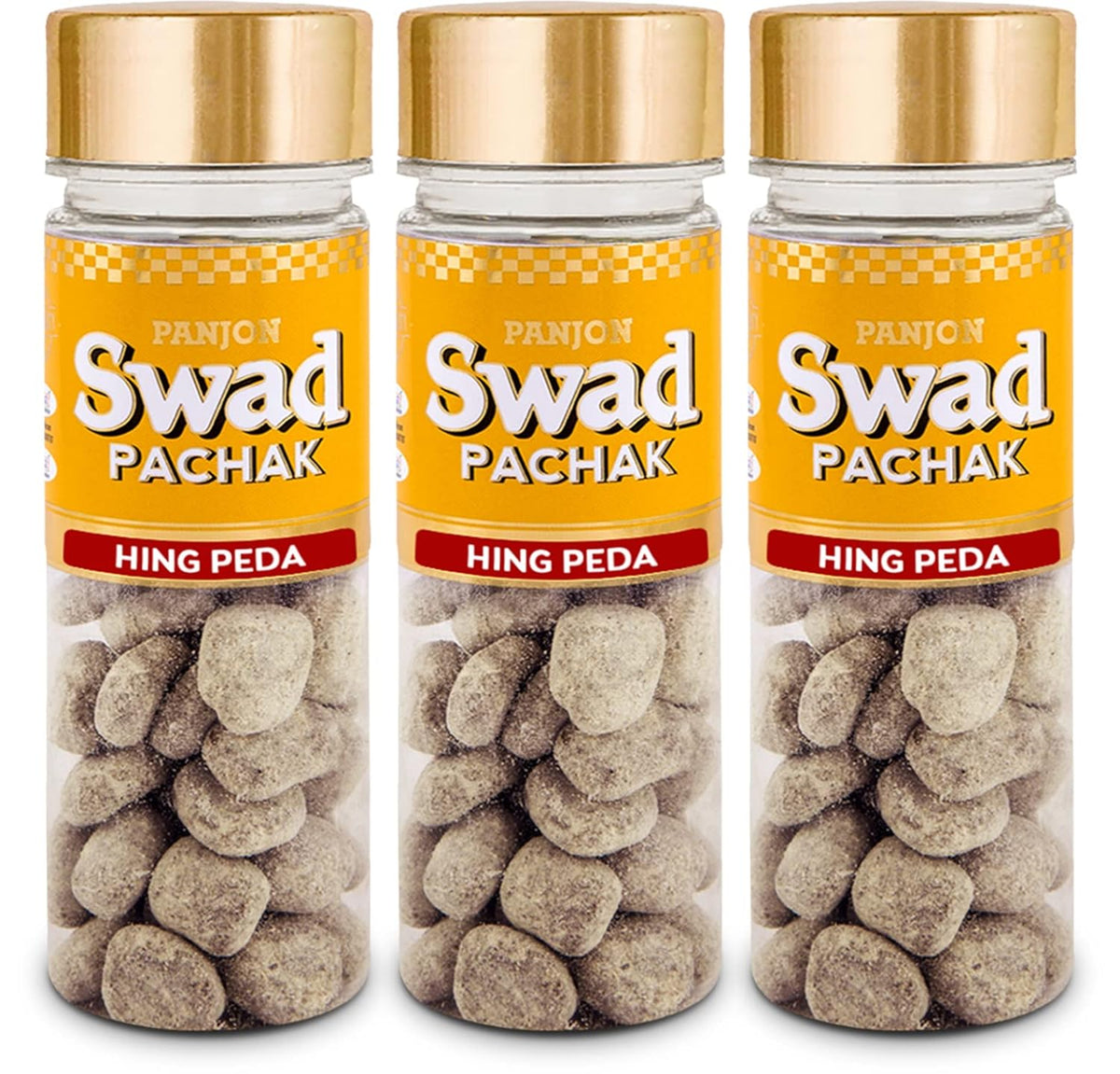 Panjon Swad Hing Peda Mukhwas 360gm, (120gm *3) | Digestive Mouth Freshener