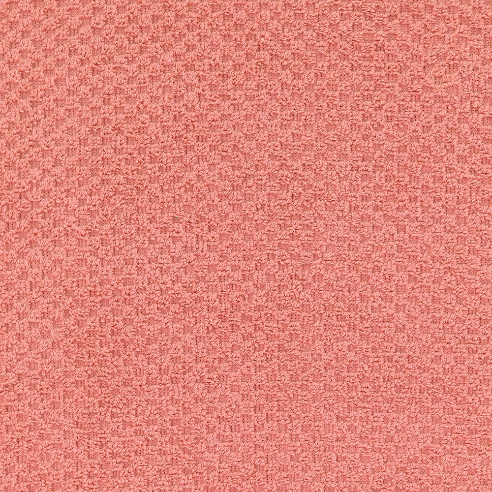 Casa Copenhagen Egyptian Cotton Waffle Large Size Bath Towel 500 Gsm (Malibu Peach)