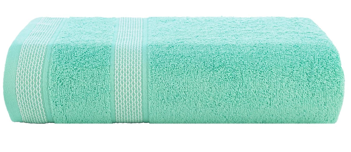 Casa Copenhagen Egyptian Cotton Solitiare 1 Pcs Large Bath Towel 500 Gsm (Aque Blue)