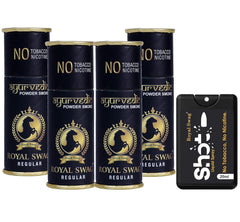 Royal Swag Ayurvedic & Herbal Cigarette Regular Flavour (20 Sticks) With 20ml Shot - Smoking Cessasion | Helps In