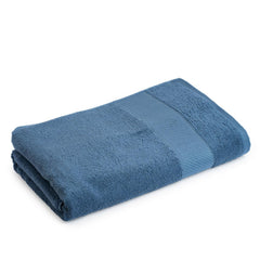 Himeya 100% Bamboo Cotton Bath Towels 1350 Gsm | Bath Towel For Men & Women - Leather Brown, Sand Stone & Ocean Blue (3 Piece)