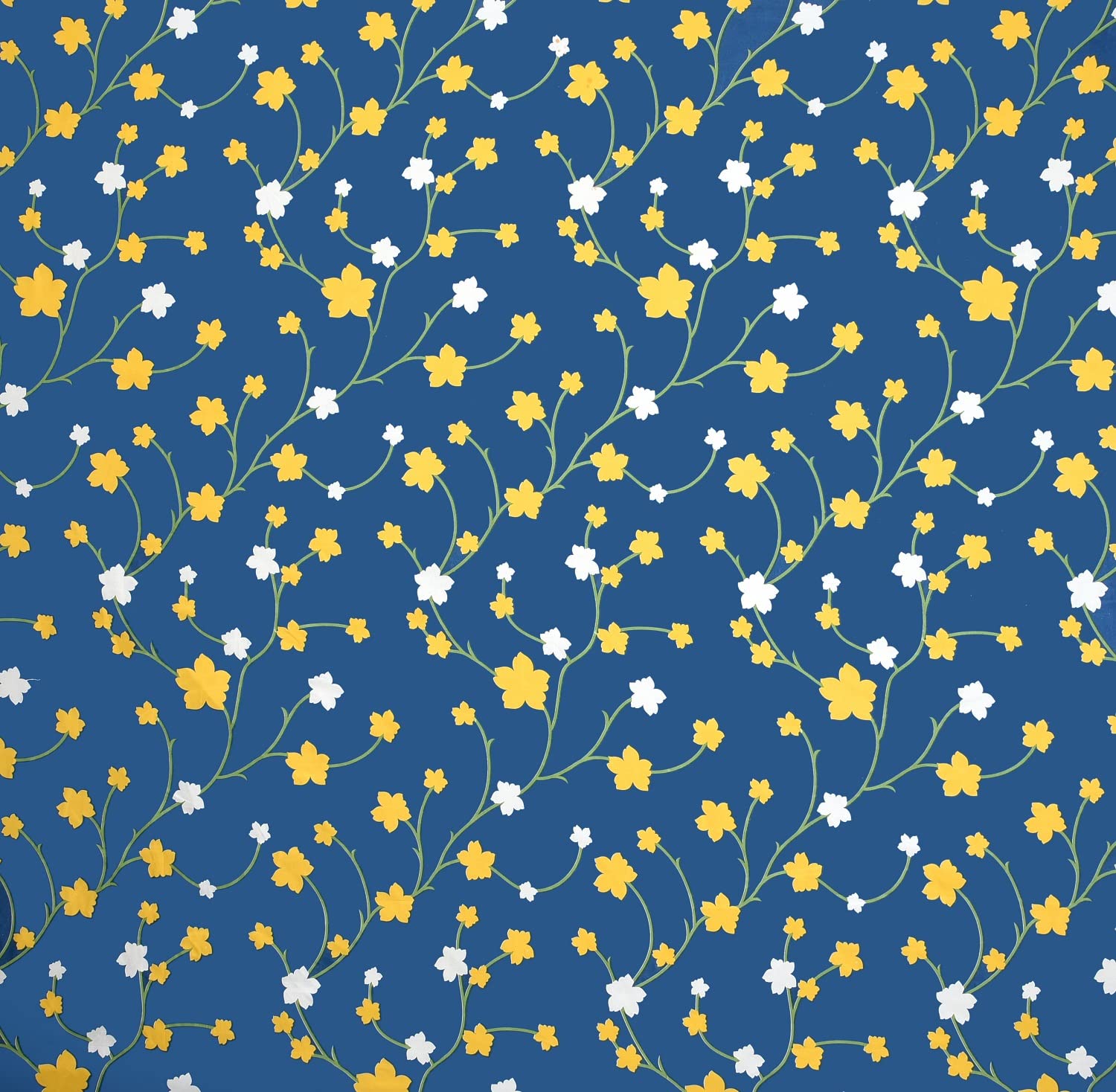Microfiber Bedsheet For Single Bed With 1 King Size Pillow Covers | 60 X 90 Inches, Blue & Yellow | Smooth Touch, Long-Lasting Durability, & Superior Comfort Bedsheet