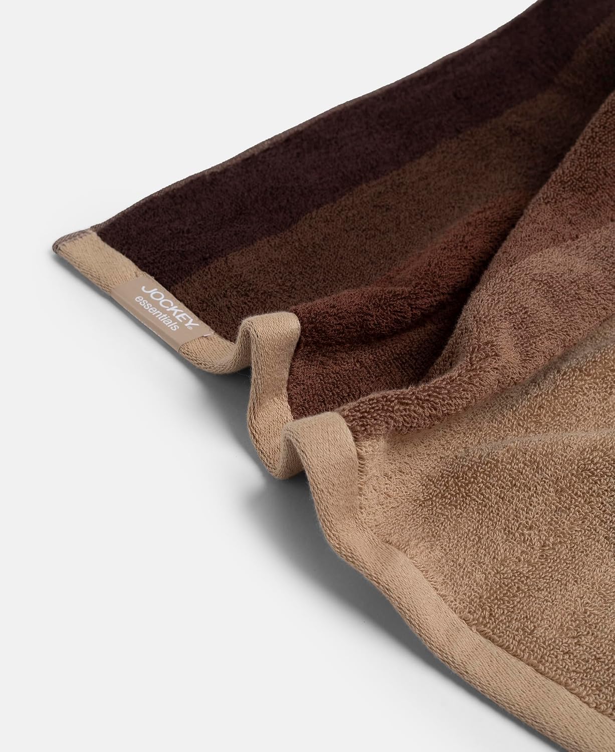 Jockey T105 Men'S Cotton Terry Ultrasoft & Durable Striped Bath Towel 600 Gsm (Nomad)