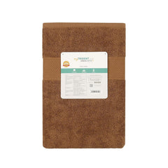 Trident 100% Cotton Large Size Bath Towel Soft & Absorbent 450 Gsm | Urban Comfort | Coconut Shell