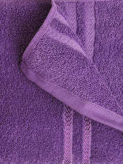 Welspun 100% Cotton Quik Dry Bath Towel 380 Gsm | High Absorbency Super Soft, Fast Drying Bath Towels | Large Size Bath Towel For Men & Women (Dark Violet)