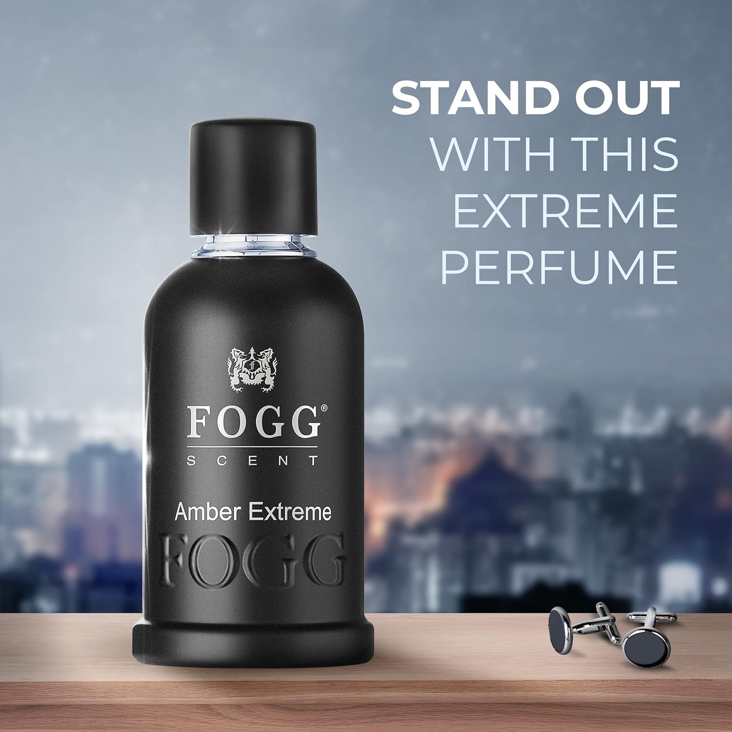 Fogg Scent Amber Extreme Eau De Parfum For Men 100 Ml 3.4 Fl.oz. | Long-lasting, Fresh & Powerful Fragrance