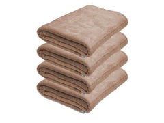 Black Gold Ultra Soft Bath Towel 2 Kg | Premium Microfiber, Quick Dry, Highly Absorbent, Oversized Bath Towel Pool, Spa, Travel & Hotel Use (Brown)- Pack Of 4