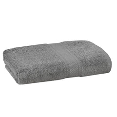 Fresh From Loom Luxury Edition Egyptian 100% Pure Cotton Bath Towel 600 Gsm | High Water Heavy Soft Dual Stitched Bath Towel (Charcoal Grey)