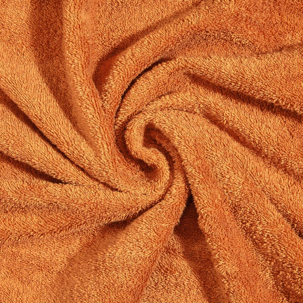 Wakefit Bamboo Bath Towel 500 Gsm | Large Size Bath Towel For Men & Women (Rust Orange)