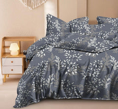 King Size Double Bedsheet With Two Pillow Covers - 108 X 108 Inches, Grey | Smooth To Touch, Breathable & Long Lasting - Ideal For Everyday Comfort