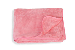 Glivary Microfiber 300 Tc Bath Towels | Extra Soft Plush & Quick Dry High Absorbency Large Size Towels For Bathing (Pink)