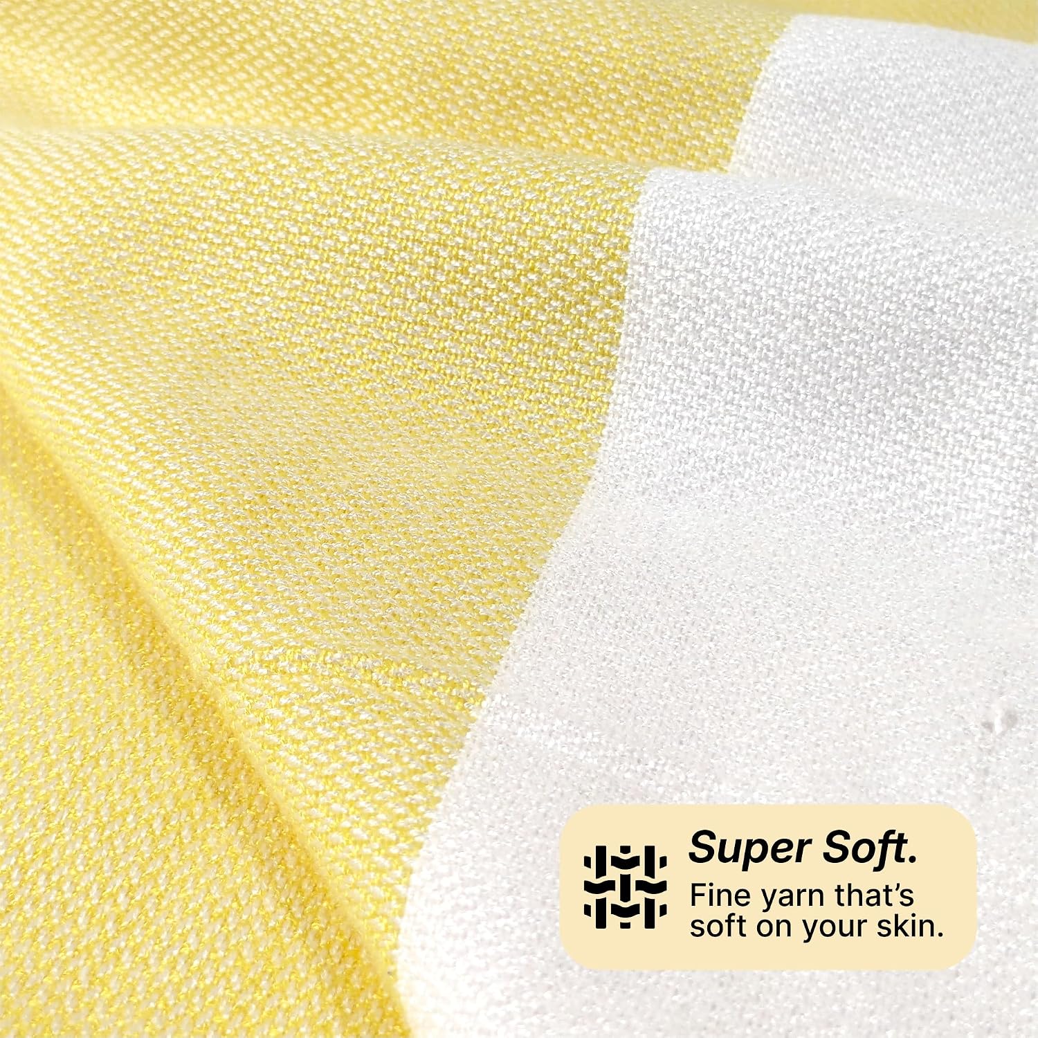 Indihaus 100% Bamboo Bath Towel 300 Gsm | Quick Dry, Fade Resistant, Skin Friendly, Ideal For Home, Gym & Travel (Sunshine Yellow)