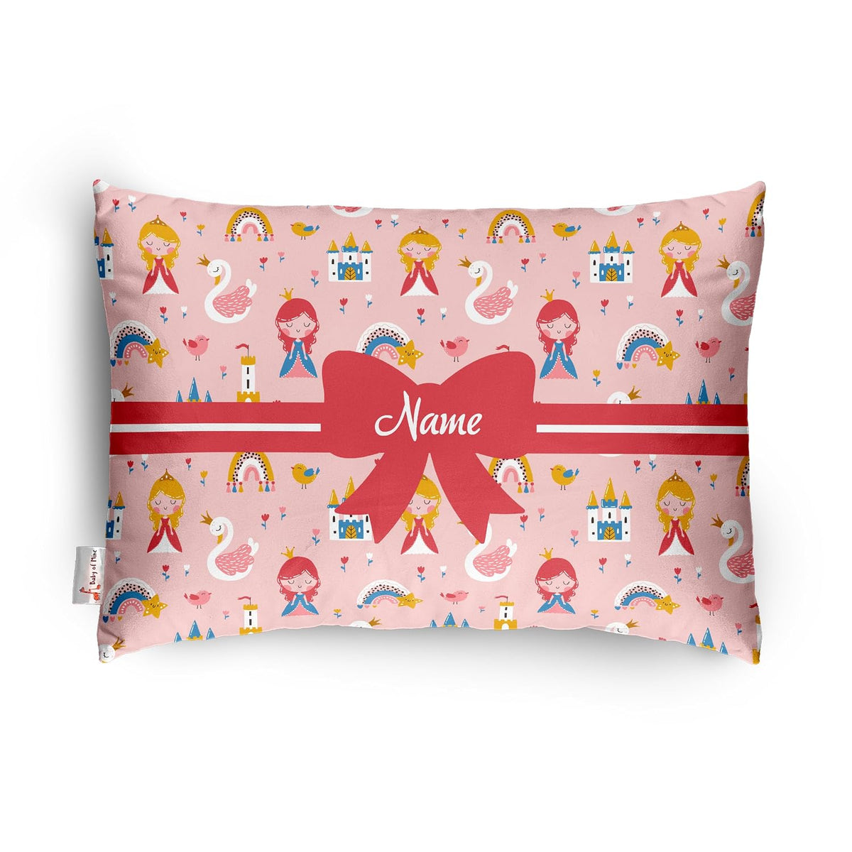 Personalized Pillow For Kids, Super Soft Cotton Kids Cushion - 12 X 18 Inches | Custom Name, For 5 Years Old Kids, Adorable Prints | For Head, Neck Support Baby Pillow - Pillow 14