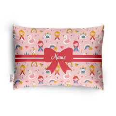 Personalized Pillow For Kids, Super Soft Cotton Kids Cushion - 12 X 18 Inches | Custom Name, For 5 Years Old Kids, Adorable Prints | For Head, Neck Support Baby Pillow - Pillow 14