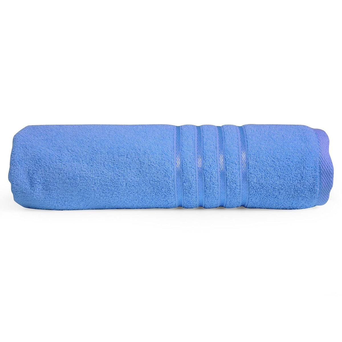 Cross Wave Exim Cotton Bath Towel 450 Gsm | Ultra Soft & Absorbent Towel (Blue)