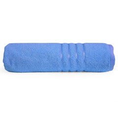 Cross Wave Exim Cotton Bath Towel 450 Gsm | Ultra Soft & Absorbent Towel (Blue)
