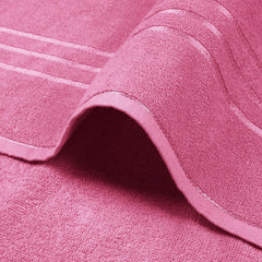 T Trendy Mart Bath Towel Large Size 450 Gsm | Quick Dry 100% Cotton Bath Towels For Men, Women & Kids (Pink)