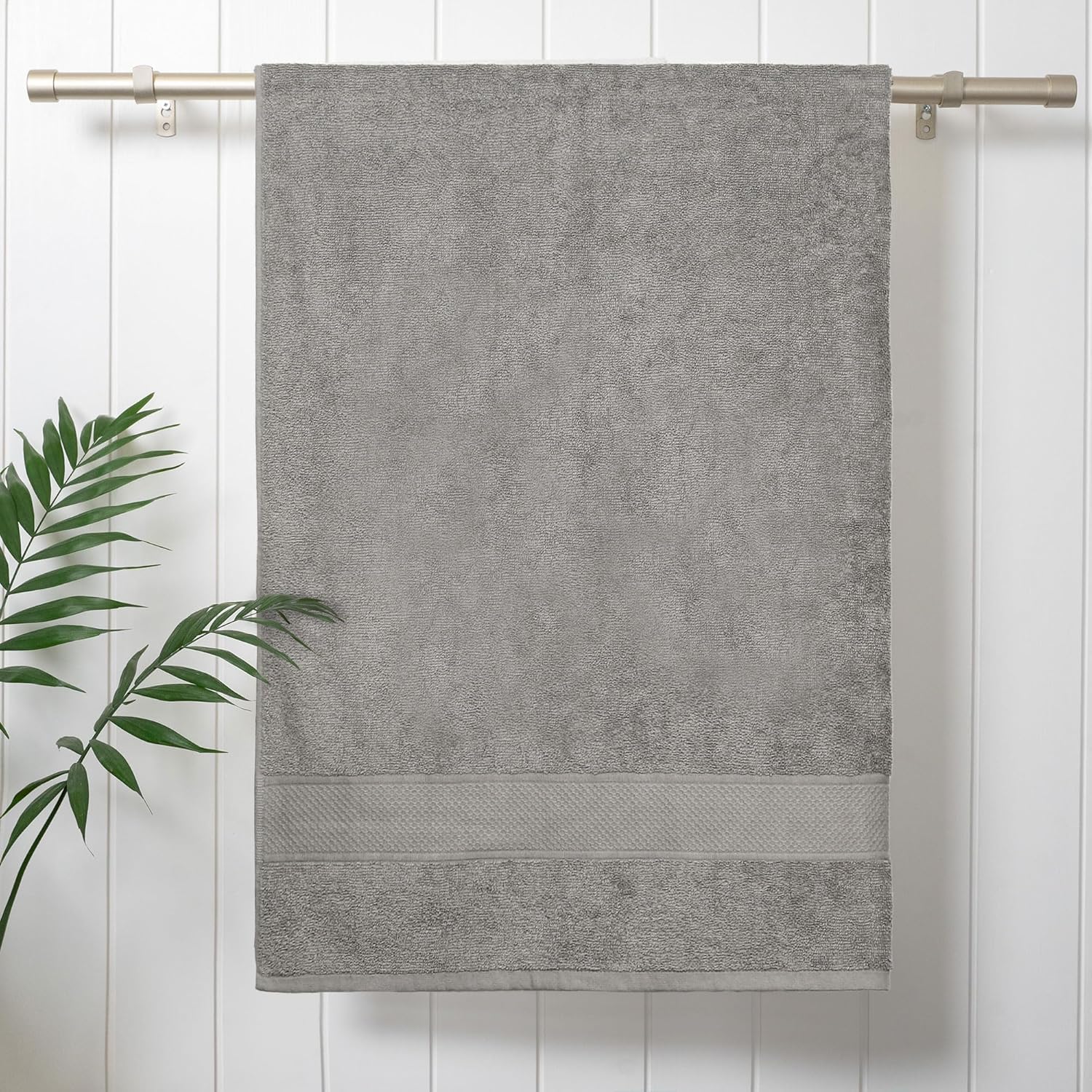 Showstopper Cotton Bath Towel 500 Gsm (Silver Grey)