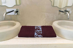 Kuber Industries Cotton Bath Towel 480 Gsm | Pack Of 4 (Maroon)