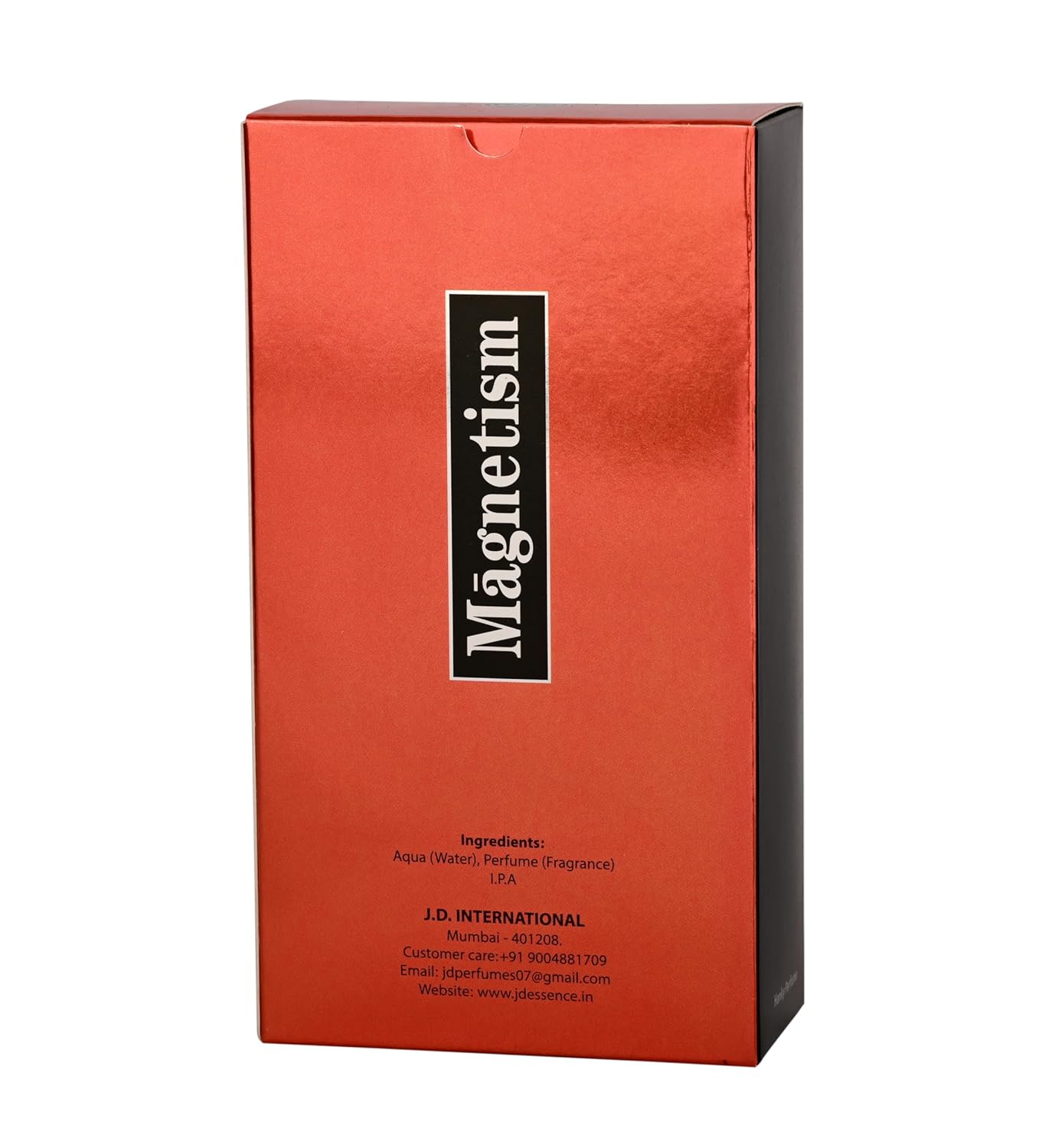 JD International Magnetism Apparel Unisex Perfume With Long Lasting Fragrance - 100ml, 3.4 Fl.oz. | Perfume For Men & Women