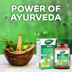 Dabur Amla Tablets Health Booster Rich In Antioxidants Provides Protection Against Infections | 60 + 20 Tablets Free , 100gm 0.2lbs Each Pack Of 2