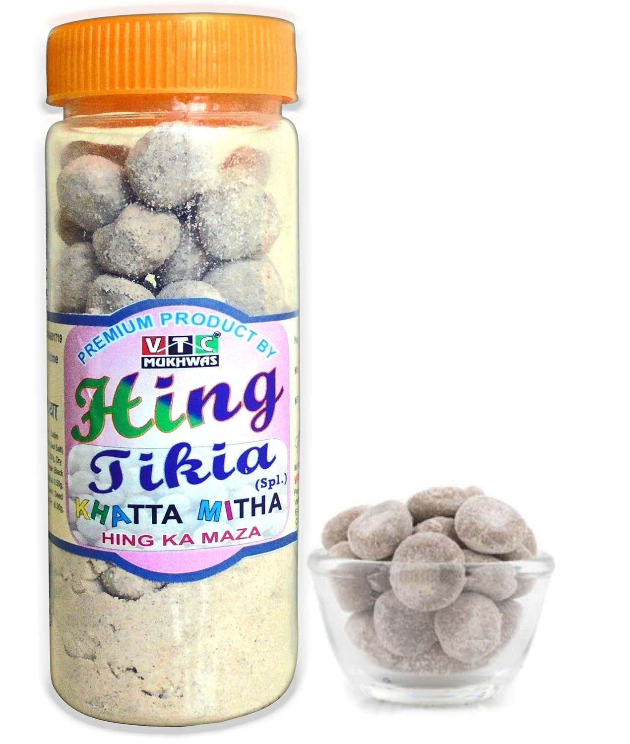 Vtc Mukhwas Natural Hing Peda Mukhwas 1kg, (200gm *5) | Good For Digestion | Jar Pack