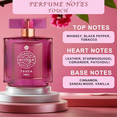 JD International Mystique Touch Perfume For Women - 100ml, 3.4 Fl.oz. | French Secret | Long Lasting Fragrance
