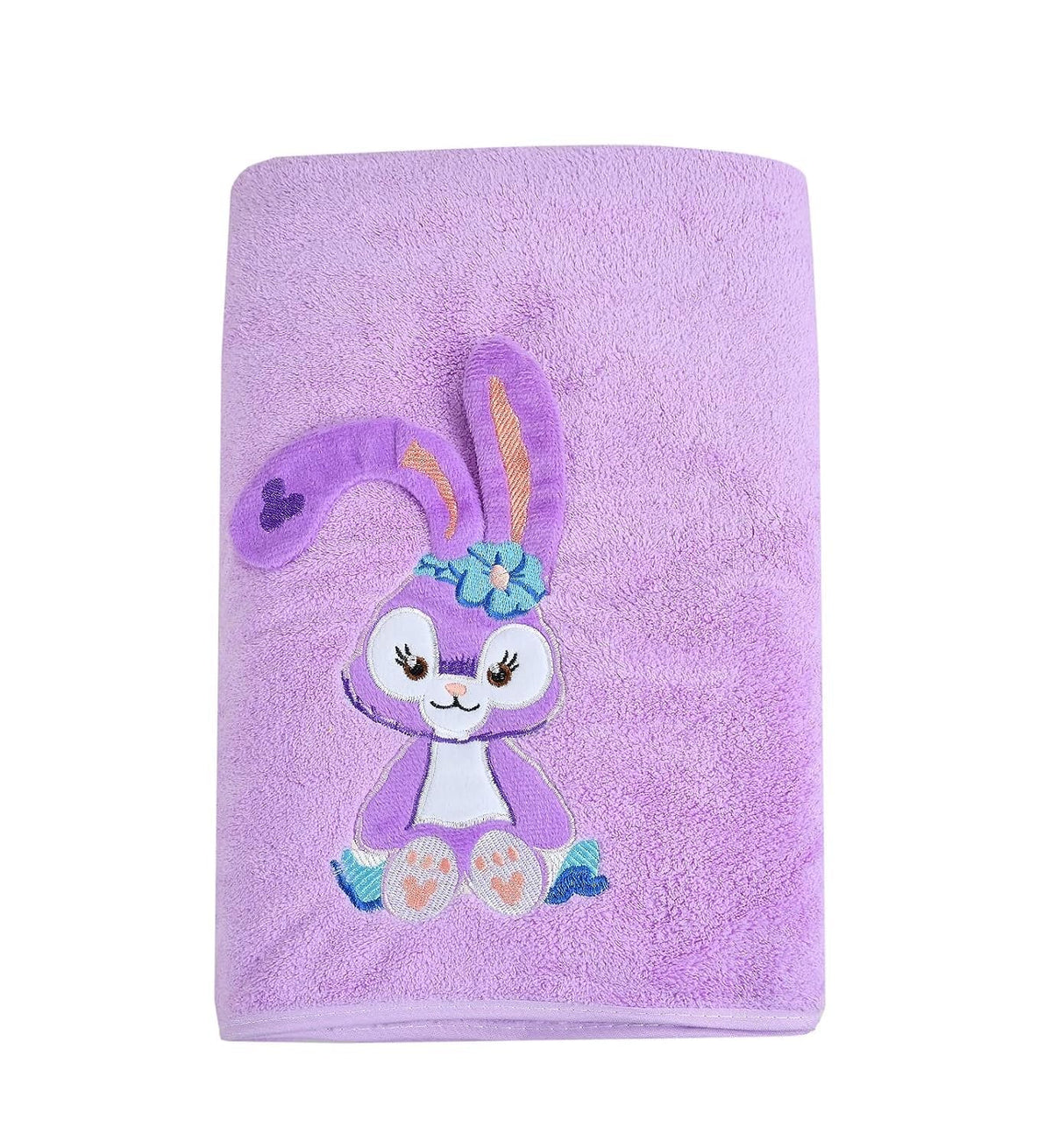 Maxoshine Microfiber Kids Bath Towels Quick Dry Super Absorbent Super Soft Bath Towel For Babies Toddler-Baby Towel For Boys & Girls (Purple)
