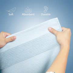 Mytrident Bath Towel 600 Gsm | 100% Cotton Fashion Bath Large Size Towel Ultra Soft, Super Absorbent, Luxurious, Amazingly Plush (Cloud)