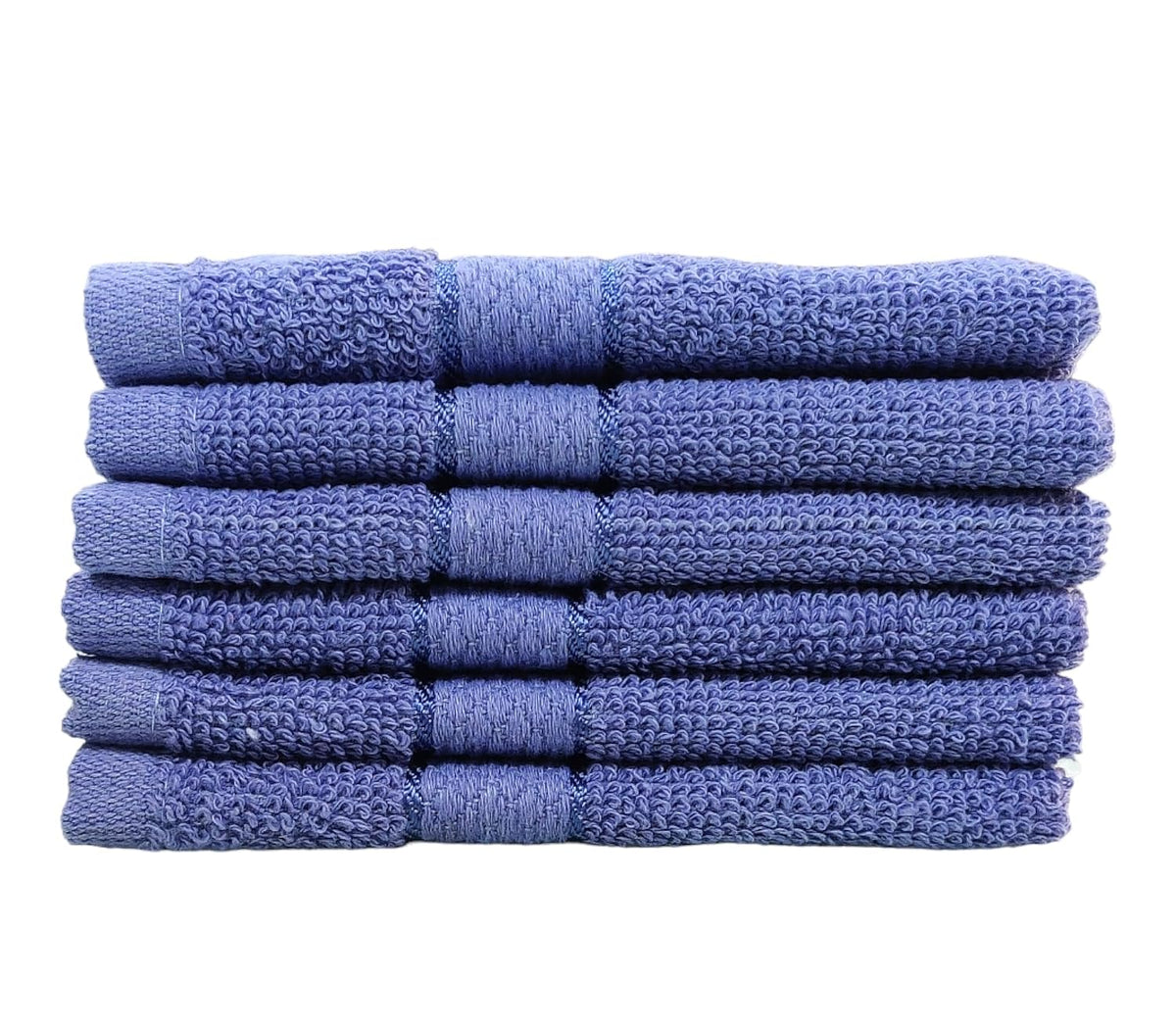 Caslino Small Cotton Face Towels 1800 Gsm | Soft & Absorbent Towel For Women & Men - Blue (Set Of 18)