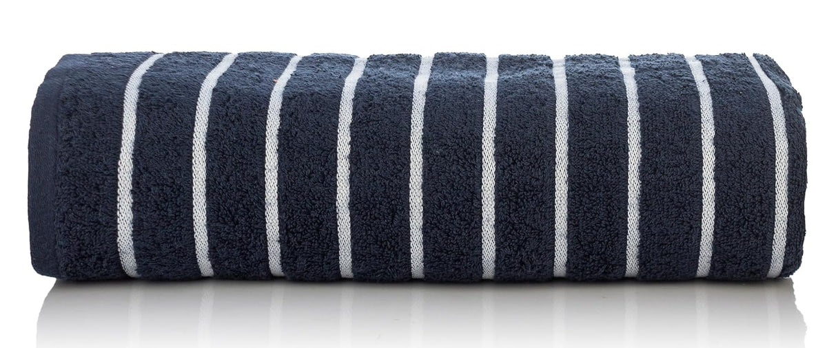 Casa Copenhagen Egyptian Cotton Ecstatic Large Bath Towel 500 Gsm (Navy Blue)