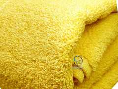 Lush Haven Decor Extra Large Big Men Bath Towel 500 Gsm | 100% Pure Cotton Full Size Xxxl Ultra Soft, Absorbent & Quick Dry Towel (Yellow)