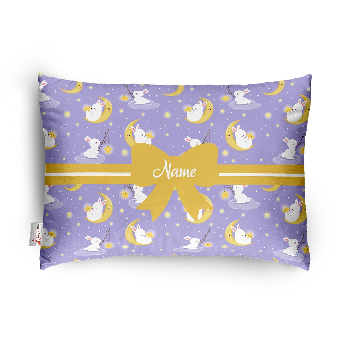 Personalized Pillow For Kids, Super Soft Cotton Kids Cushion - 12 X 18 Inches | Custom Name, For 5 Years Old Kids, Adorable Prints | For Head, Neck Support Baby Pillow - Pillow 05