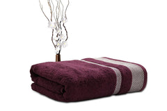 Spaces Hygro 600 Gsm Cotton Bath Towel - Wine