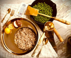 Dinner Set Thali Handmade Bronze Plates Set Of 1 - Approximate 12 Inch Bronze Kansa Thali