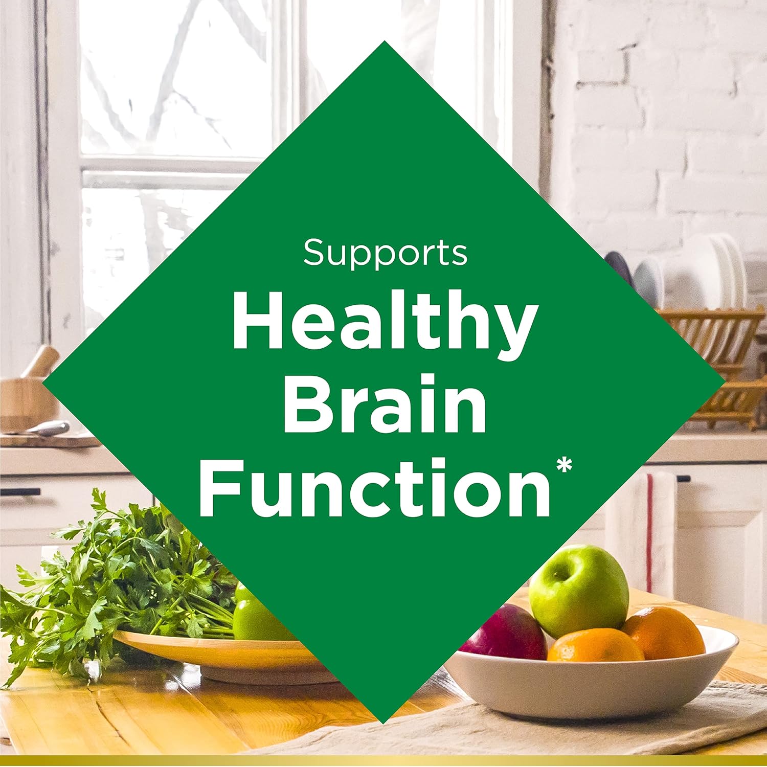 Nature's Bounty Ginkgo Biloba 120mg, Help Maintain Healthy Circulation, Supports Healthy Brain Function | 100 Capsules 100gm 0.2lbs