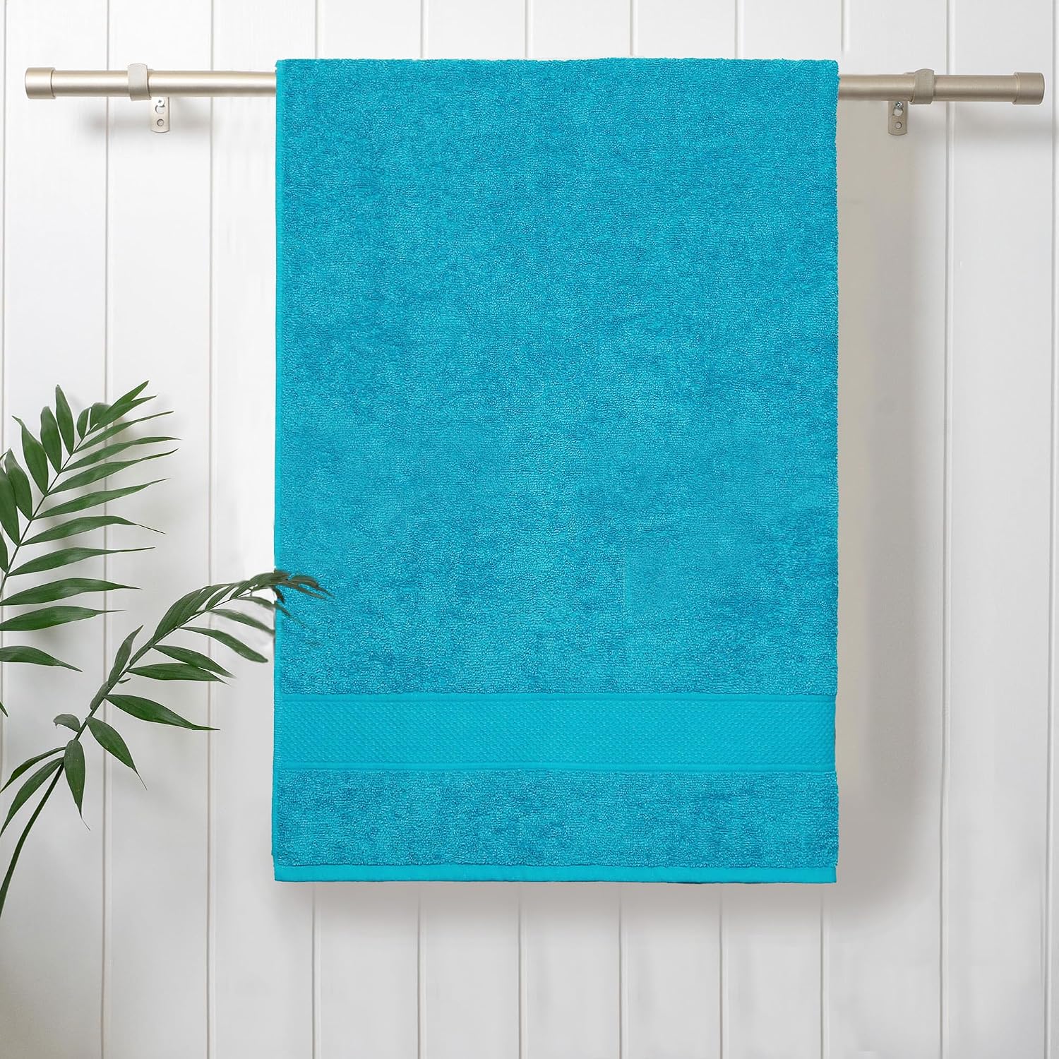 Mytrident 100% Cotton Bath Towels 450 Gsm | Towels For Bath Small Size Trident Bath Towel - Soft & Absorbent (Teal)