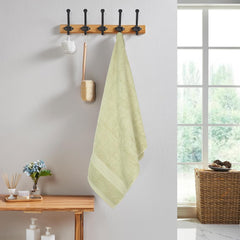 Mytrident Cotton Bath Towel 525 Gsm | For Men & Women Classic Towel 100% Cotton Bath Towel (Nature Green)