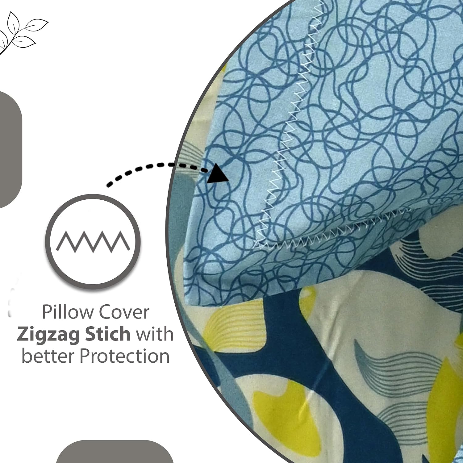 Cotton Double Bedsheet With 2 Pillow Covers - 87 X 100 Inches, Light Green | Smooth & Comfortable For Daily Use - All Weather Coziness & Bedroom Style