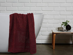 Kuber Industries Cotton Bath Towel 400 Gsm 4 Pieces (Maroon)