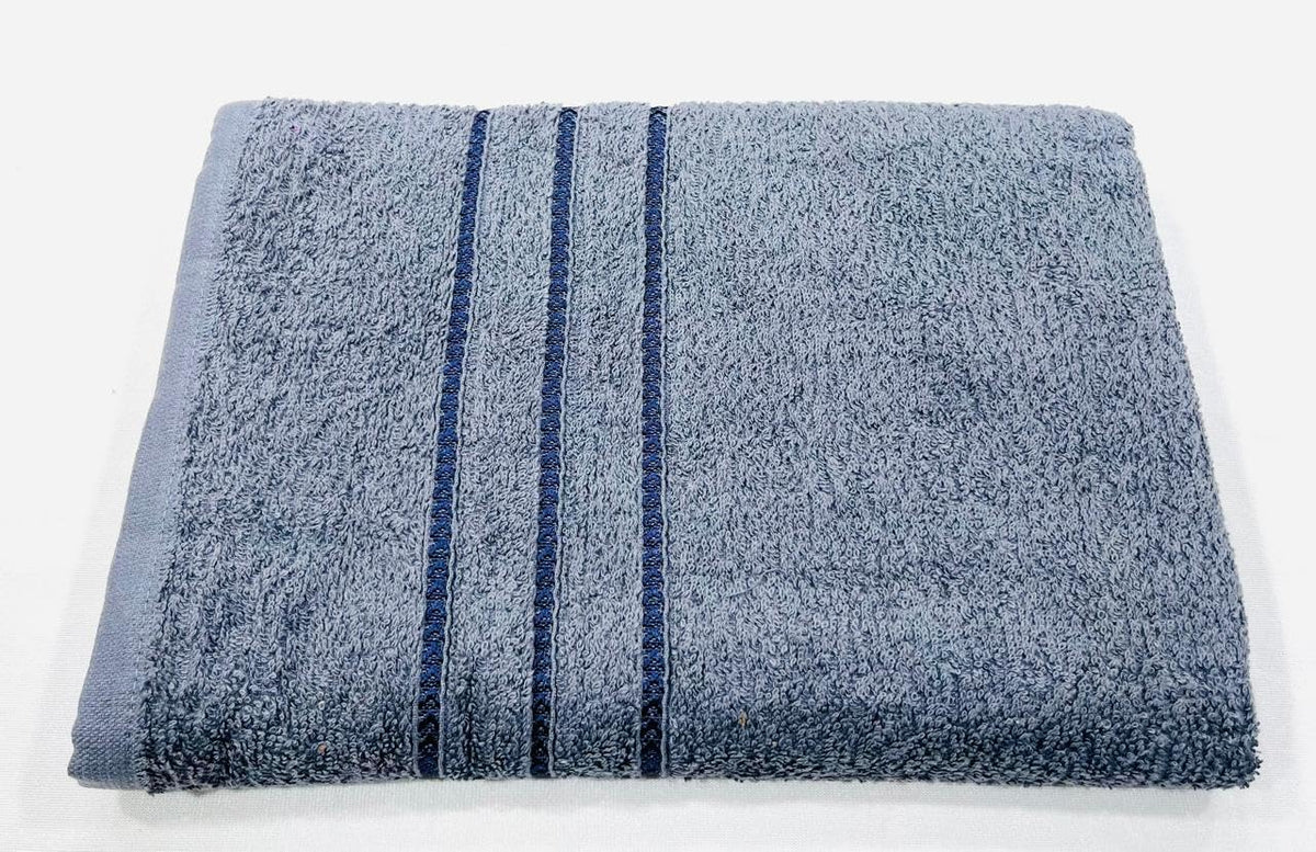 Bombay Dyeing Flora Small Size Bath Towel 500 Gsm - Grey