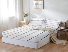 Flat Single Bedsheet With 2 Pillow Covers - 60 X 90 Inches, ?Multicolor | Comfortable & Durable Sheet | Perfect For All-Year-Round Comfort