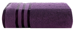 Casa Copenhagen Egyptian Cotton Zero Twist Large Bath Towel 500 Gsm (Dark Purple)