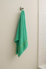 Siya Fashion Cotton Bath Towel 1000 Gsm | Ultra Soft Absorbent Quick Dry Lightweight & Durable Fabric Perfect For Home, Gym, Travel & Everyday Use (Sea Green) - Pack Of 2