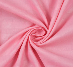 Pure Cotton Satin Stripes Plain King Size Bedsheet For Double Bed With Two Pillow Covers - 90x90 Inches, Baby Pink | Ideal For Daily Use & Gifting Bedsheet
