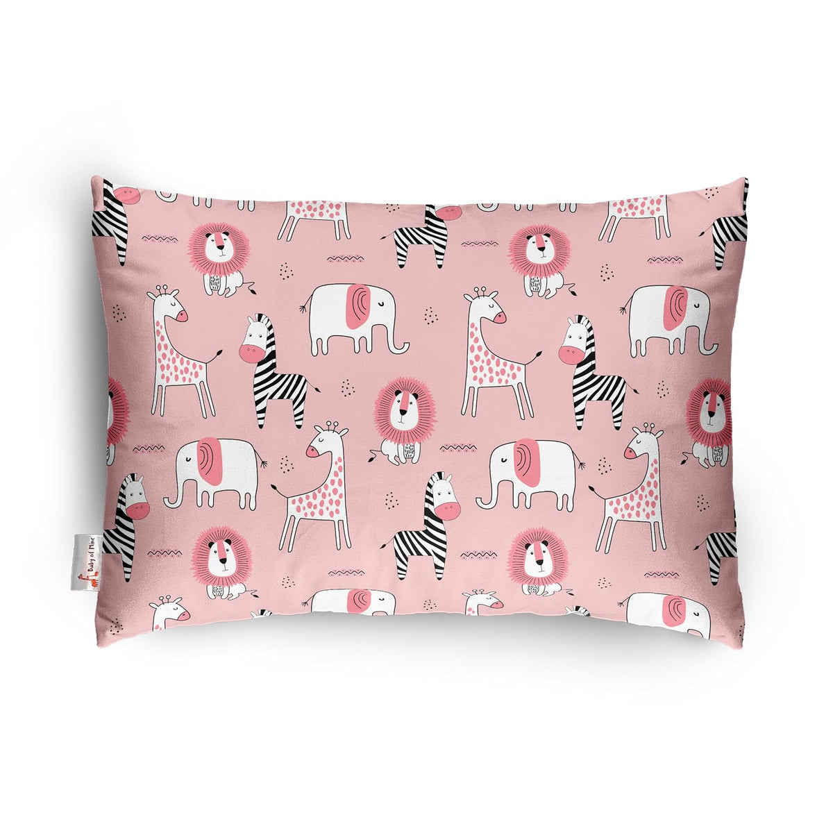 Premium Baby Pillow For Kids, Super Soft Cotton Kids Cushion - 12 X 18 Inches | For 5 Years Old Kids, Adorable Animal & Cartoon Prints | Bed Pillow, Washable, Easy To Care - Pillow 20