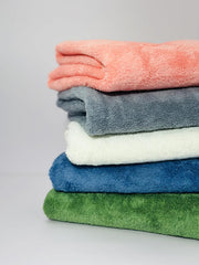 Payaakon – An Ageless Version Microfiber Bath Towels 2500 Gsm | Large Size Super Soft Coral Fleece Bathing Towel With Button Quick Dry Super Absorbent-Bath Towel (Multicolour) - Pack Of 5