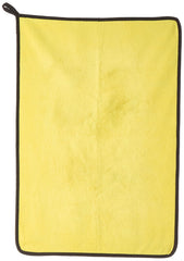 Woscher Microfiber Cloth 200 Gsm | Ultrasoft & Quick Drying Car Microfiber Cleaning Towel, Lint Free Automotive Microfiber Towel (Yellow & Grey)- Pack Of 1