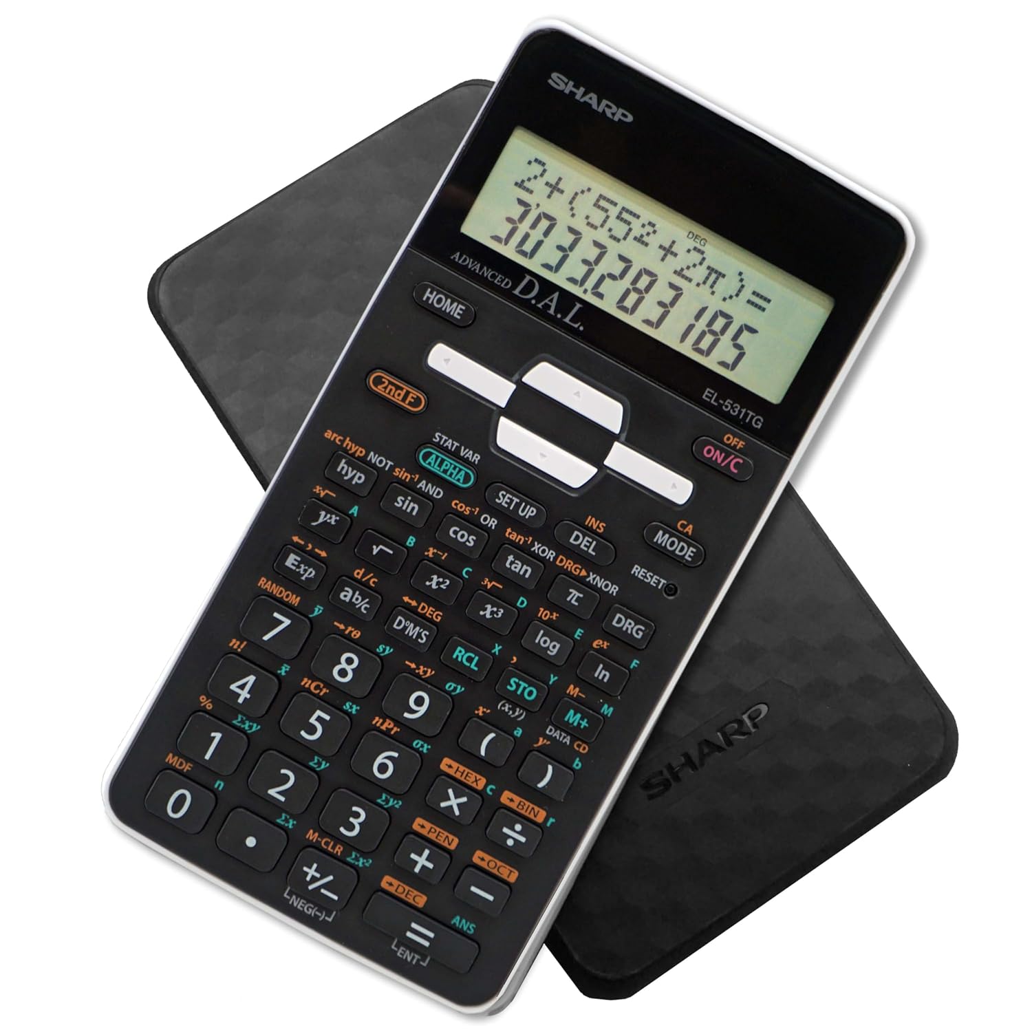 Sharp Scientific Calculator Power Source & Solar Powered, Battery Powered